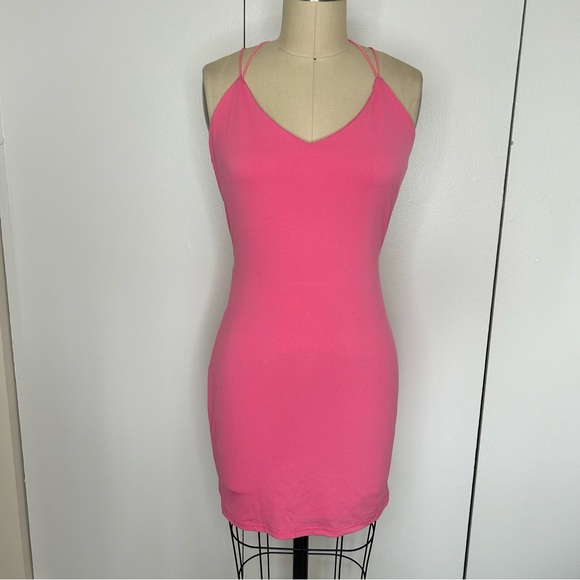 Just Quella Bodycon Backless Mini Dress NWT - Picture 1 of 12
